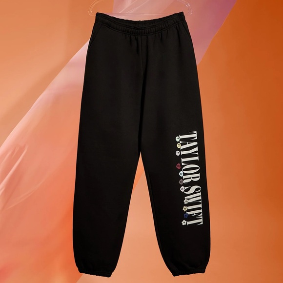 *Authentic* BNIB Taylor Swift The Eras Tour Friendship Bracelet Sweatpants LARGE - Picture 6 of 10